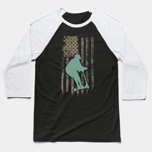 Awesome Patriotic USA Scooter Baseball T-Shirt